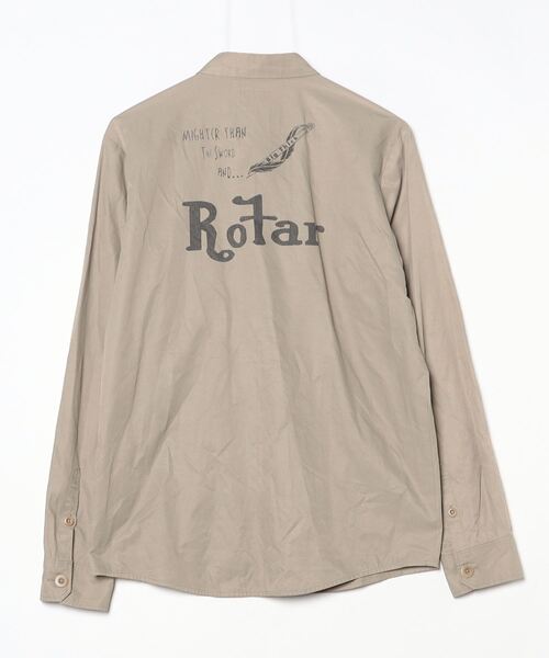 「ROTAR」 長袖シャツ LARGE グリーン メンズ_画像2