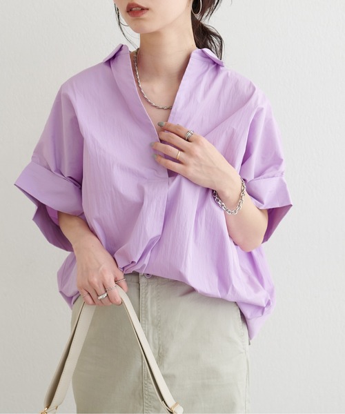 LARUTA（ラルータ） ブラウス シャツ 「LARUTA」ドルマンスキッパー