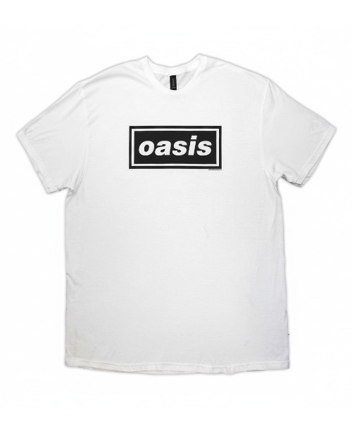 Oasis ロゴ Tシャツ Lサイズ tシャツ Oasis / オアシス プリントデザイン クルーネックTシャツ