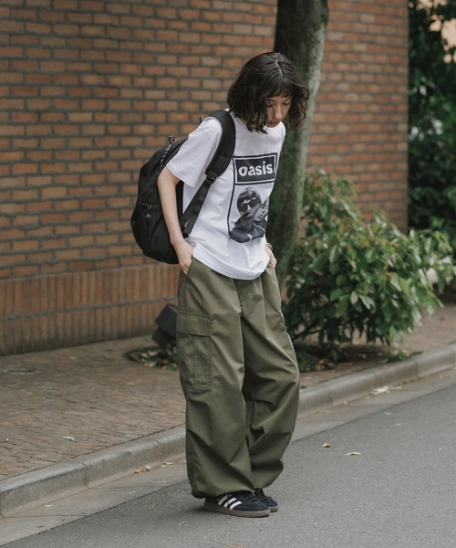 tシャツ Oasis / オアシス プリントデザイン クルーネックTシャツ