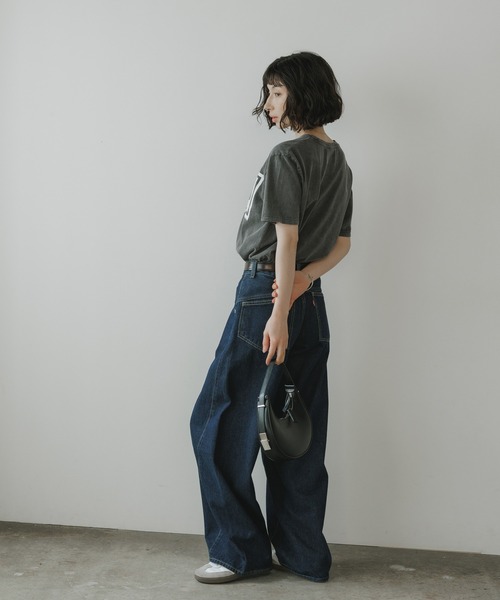 tシャツ Oasis / オアシス プリントデザイン クルーネックTシャツ