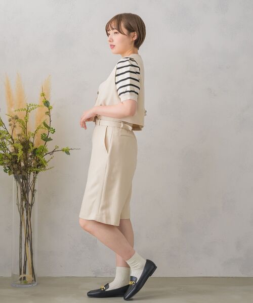 「RETRO GIRL」 ハーフパンツ FREE ダークグレー レディース_画像4