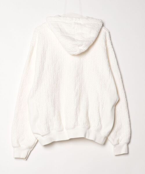 DIOR オブリーク パーカー ホワイト Dior HOMME 「Dior homme」 Terry Oblique Cotton Hoodie プルオーバー