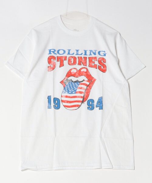 「THE BAREFOOT」 「ROLLING STONES」半袖Tシャツ X-LARGE ホワイト メンズ_画像7