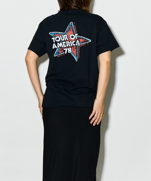 「THE BAREFOOT」 「ROLLING STONES」半袖Tシャツ X-LARGE ホワイト メンズ_画像9