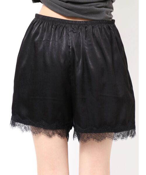 Ungrid（アングリッド） パンツ レースデザインサテンショートパンツ