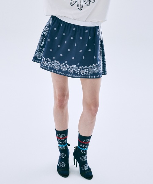 Mardi Mercredi（マルディメクルディ） スカート FLARE MINI SKIRT