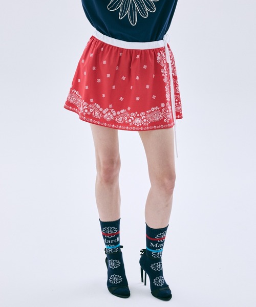 Mardi Mercredi（マルディメクルディ） スカート FLARE MINI SKIRT