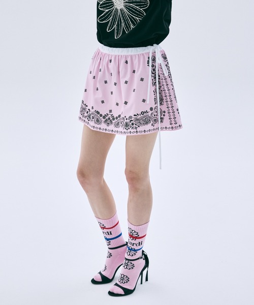Mardi Mercredi（マルディメクルディ） スカート FLARE MINI SKIRT