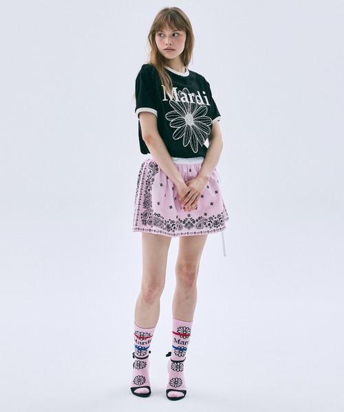 Mardi Mercredi（マルディメクルディ） スカート FLARE MINI SKIRT