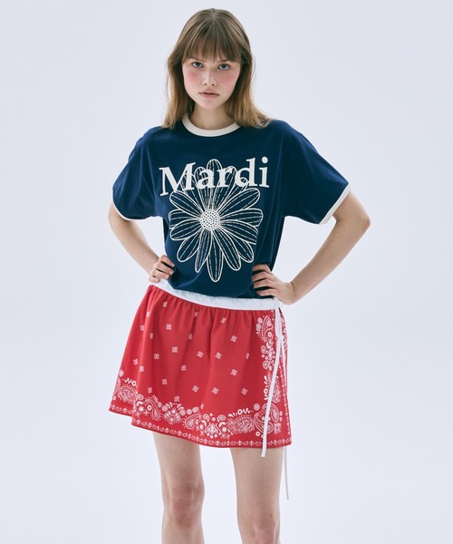 Mardi Mercredi（マルディメクルディ） スカート FLARE MINI SKIRT