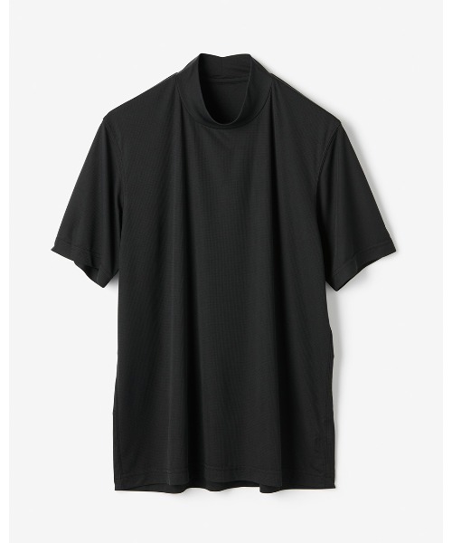 SLDO ハイネック半袖シャツ ブラック ドゥクラッセ（DoCLASSE） tシャツ 速乾・スーパーエアドライインナー