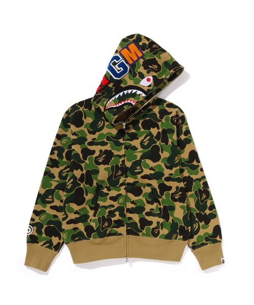 ABC camoフルジップシャークパーカー A BATHING APE（アベイシングエイプ） パーカー ABC CAMO SHARK FULL