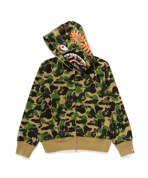A BATHING APE（アベイシングエイプ） パーカー ABC CAMO SHARK FULL