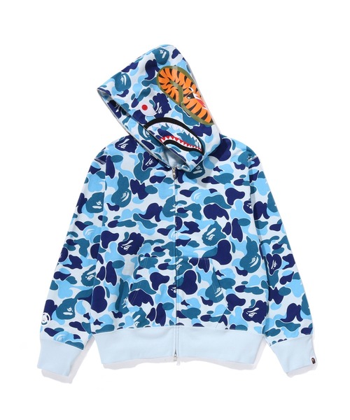 A BATHING APE（アベイシングエイプ） パーカー ABC CAMO SHARK FULL