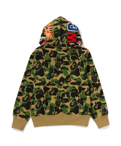 A BATHING APE（アベイシングエイプ） パーカー ABC CAMO SHARK FULL