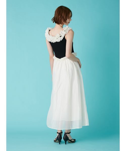 LILY BROWN（リリーブラウン） ワンピース フリルニットドッキング
