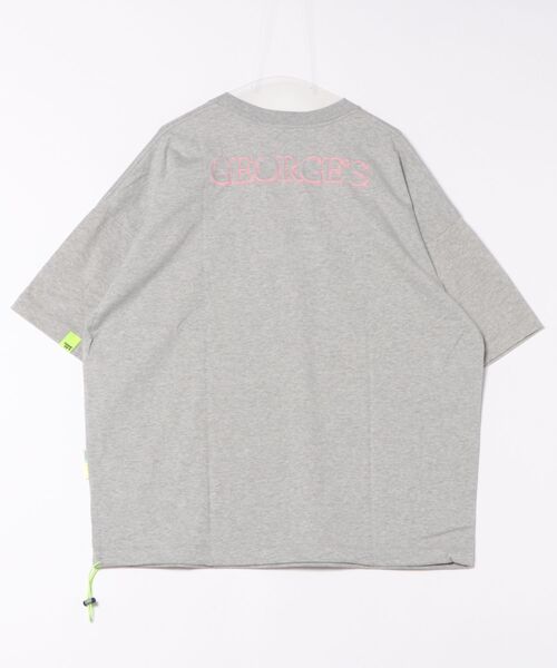 「GEORGE'S」 7分袖Tシャツ LARGE グレー メンズ_画像2