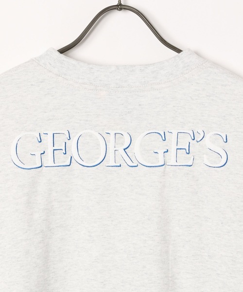 「GEORGE'S」 7分袖Tシャツ LARGE グレー メンズ_画像8