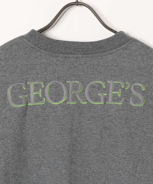 「GEORGE'S」 7分袖Tシャツ LARGE グレー メンズ_画像9