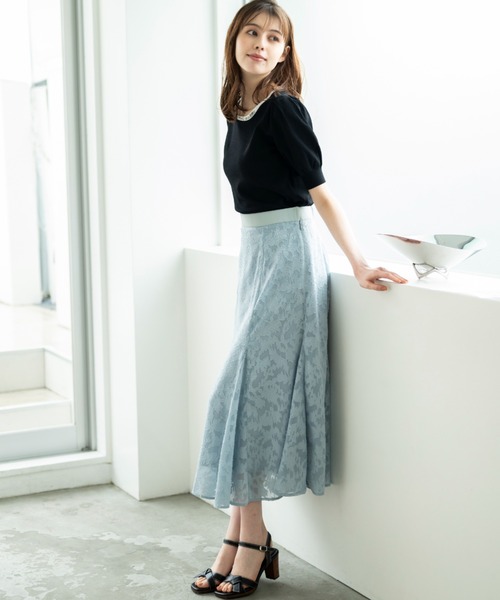 「MISCH MASCH」 スカート M ライトブルー レディース_画像9