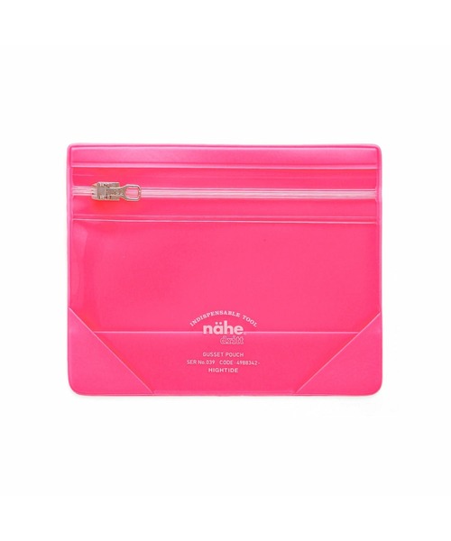 nahe ポーチ ネーエ ガセットポーチ S マチ付き クリア 透明