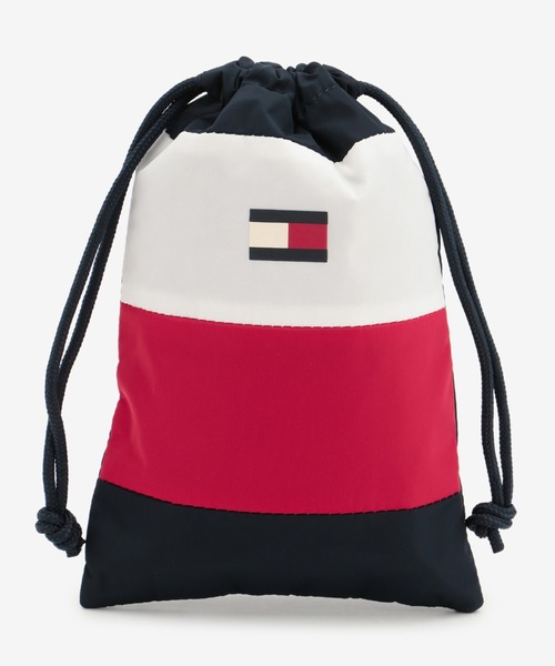 TOMMY HILFIGER エコバッグ ミニ ドローストリング バッグ