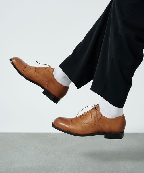 PADRONE　パドローネ　 革靴　ベージュ　41 PADRONE パドローネ （41） アッシュグレー プレーントゥ