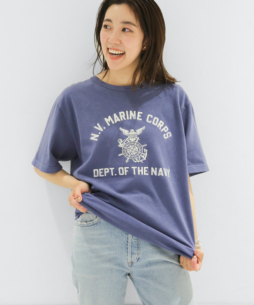 Deuxieme Classe（ドゥーズィエムクラス） tシャツ Tシャツ MARINE