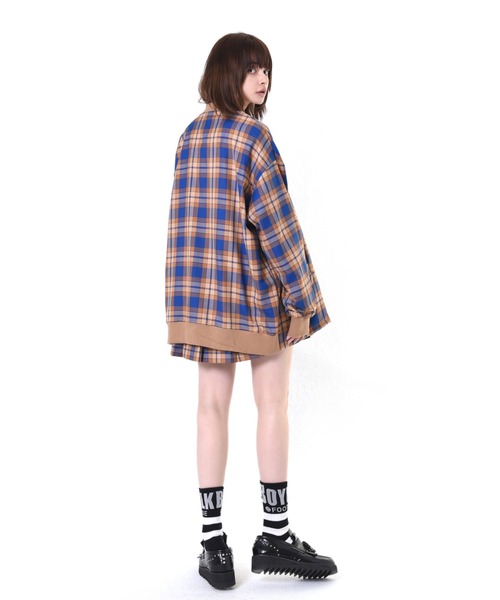 【MILKBOY】⭐美品⭐カーディガン MILKBOY カーディガン CHECK カーデ メンズ レディース