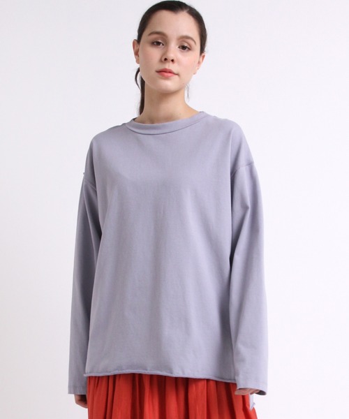 tシャツ M1913 プレーティング天竺ロング丈ロングTシャツ レディース
