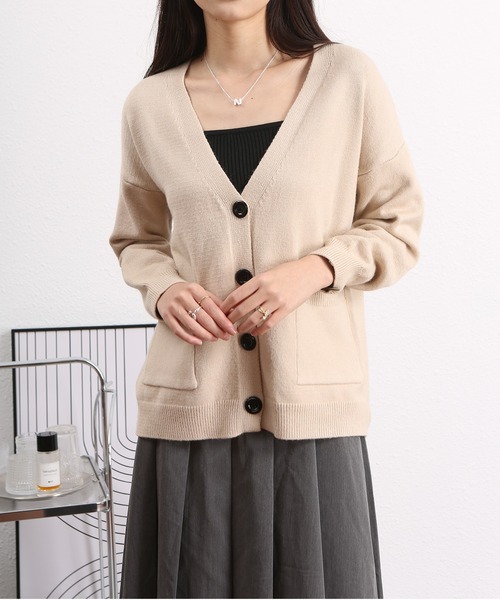 BLANC FICELLE カーディガン オーバーサイズ ロングカーディガン