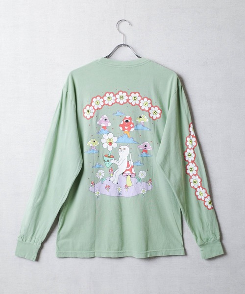 tシャツ 「T9」「RIPNDIP/リップンディップ」PLANT BASED LOGO L/S TEE プラント ベース ロゴ ロングスリーブ Tシャ