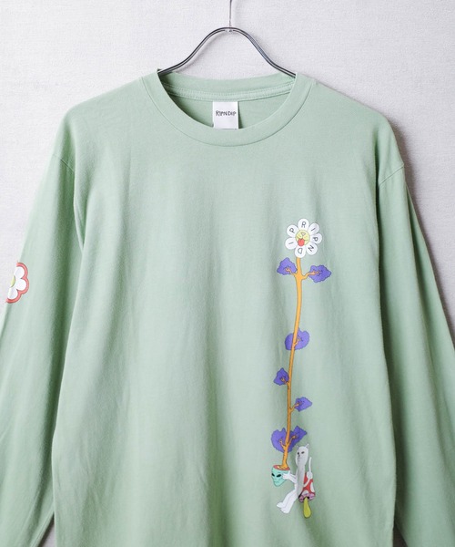 tシャツ 「T9」「RIPNDIP/リップンディップ」PLANT BASED LOGO L/S TEE プラント ベース ロゴ ロングスリーブ Tシャ RIPNDIP tシャツ 「T9」「RIPNDIP/リップンディップ」PLANT