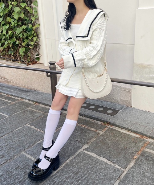 ワンアフターアナザーナイスクラップ　タンク底ダブルストラップシューズ one after another NICE CLAUP パンプス タンク底ダブル