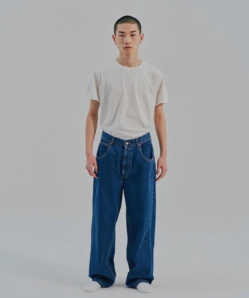 PEACE DENIM（ピースデニム） ワイドパンツ ジーンズ BOB USED メンズ