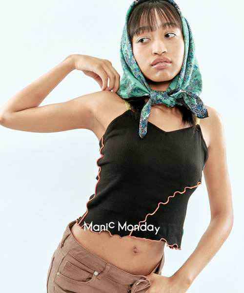 キャミソール Manic Monday LIBERTY BLK