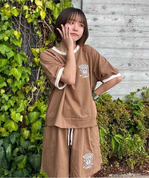 ROOP TOKYO tシャツ 半袖 NAUTICAL トップス＋ハーフパンツ