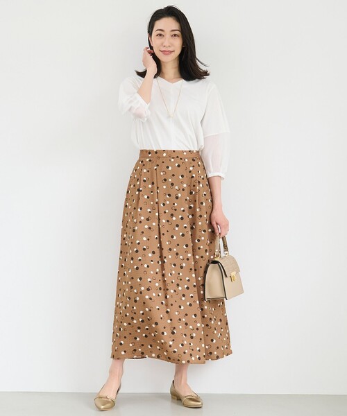 tシャツ 「洗える」エッセンシャルポンチ Vネックカットソー レディース 自由区 tシャツ 「洗える」エッセンシャルポンチ Vネック