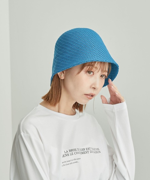 ROPE' PICNIC 帽子 ハット 変わり編みサーモベルハット