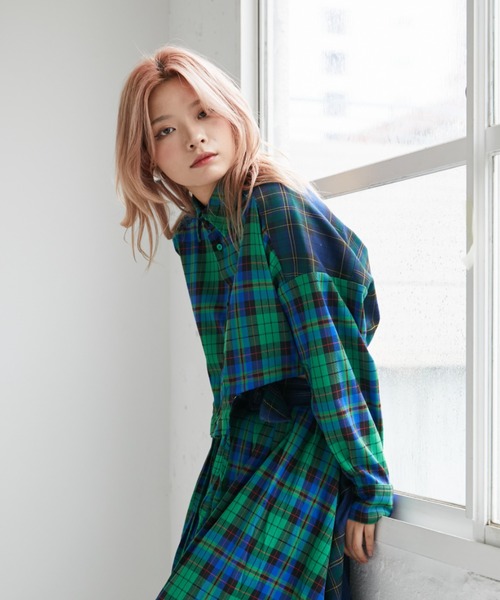 VeLV ブラウス シャツ CROPPED SHIRT クロップドシャツ レディース