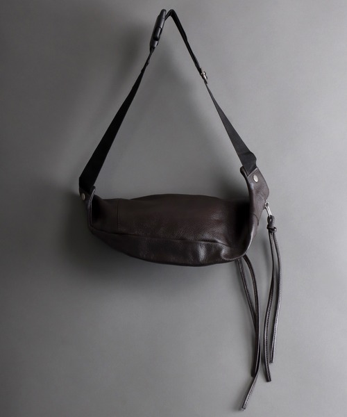 SITRY ウエストポーチ real leather crossbody bag/リアルレザー