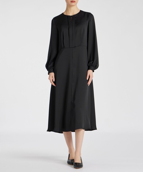 Paul Smith ワンピース ウィメンズ サテン フレア / 145009 DR138 