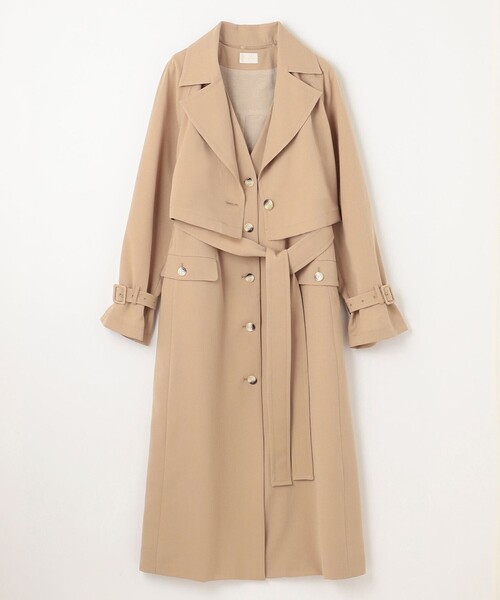 ストレッチスラブ3WAYコート　グレースコンチネンタル ストレッチスラブ3WAYコート / GRACE CONTINENTAL | GRACE