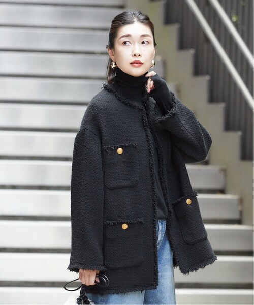 journal standard L'essage ジャケット ノーカラージャケット