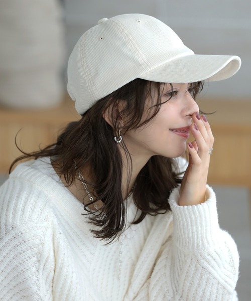 Little＆More キャップ 帽子 コーデュロイキャップ レディース