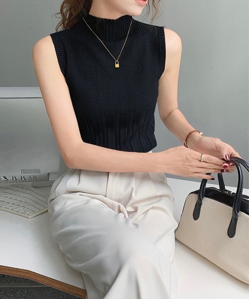 miniministore ニット セーター ノースリーブニット トップス