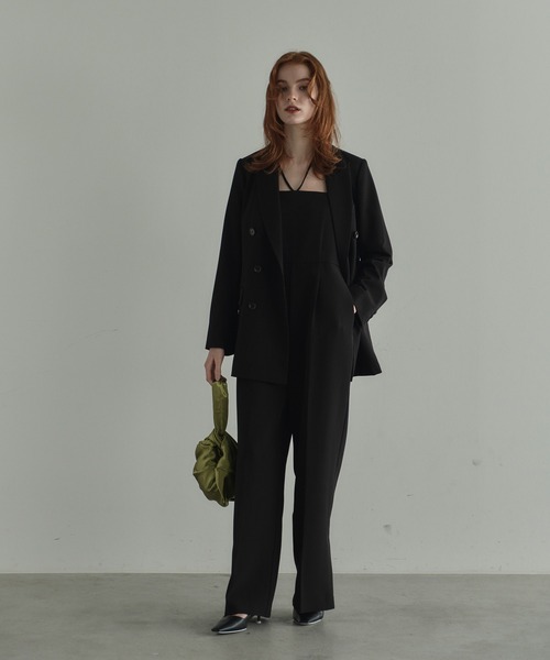 ANDRESD peaked lapel jacket ベージュ M ANDRESD peaked lapel jacket ベージュ M - メルカリ