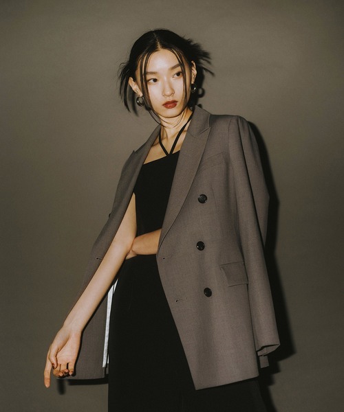 激安人気新品 ANDRESD jacket lapel peaked テーラードジャケット ジャケット ジャケット・アウター