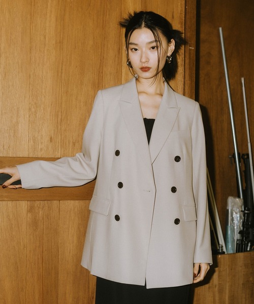 最新デザインの ANDRESD jacket lapel peaked テーラードジャケット ジャケット ジャケット・アウター